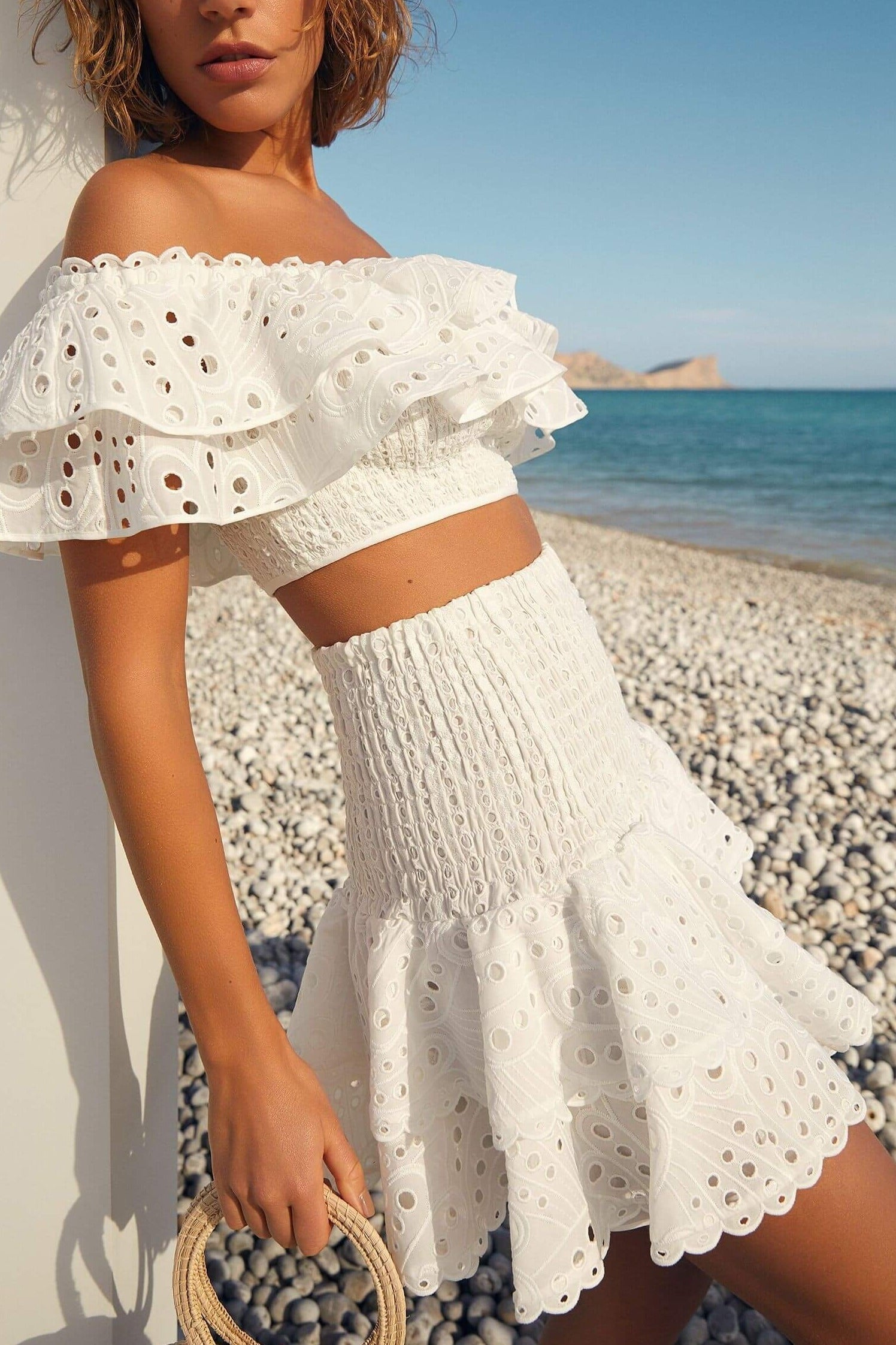 white 2 piece set