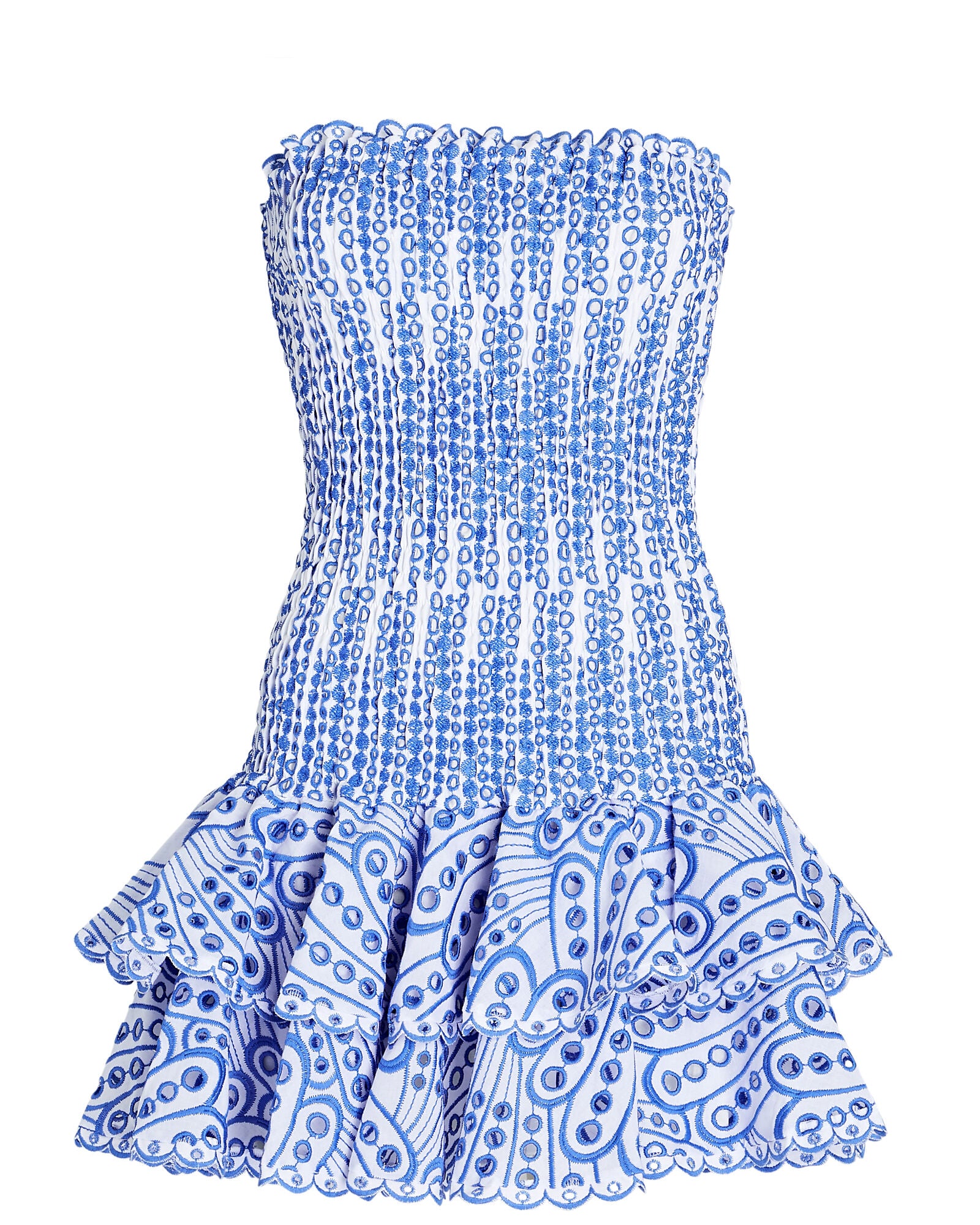 santorini strapless mini dress