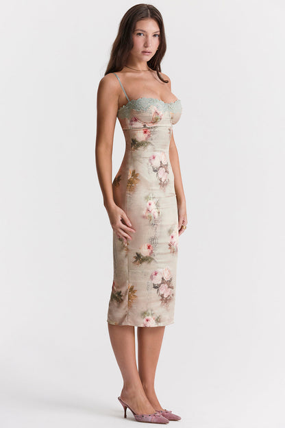 midi floral dress