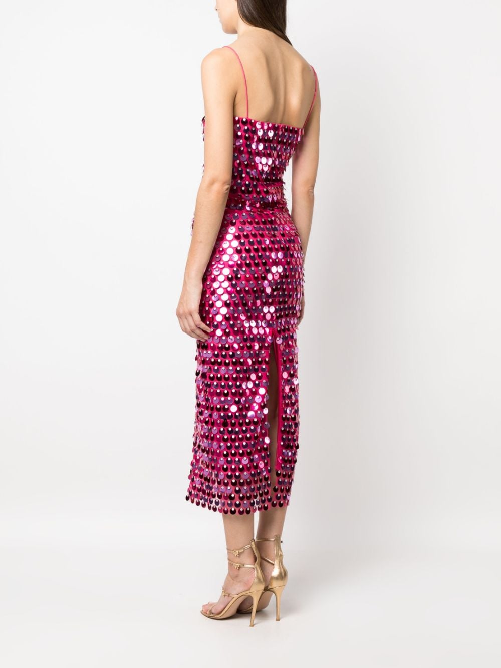 pink dress sequin