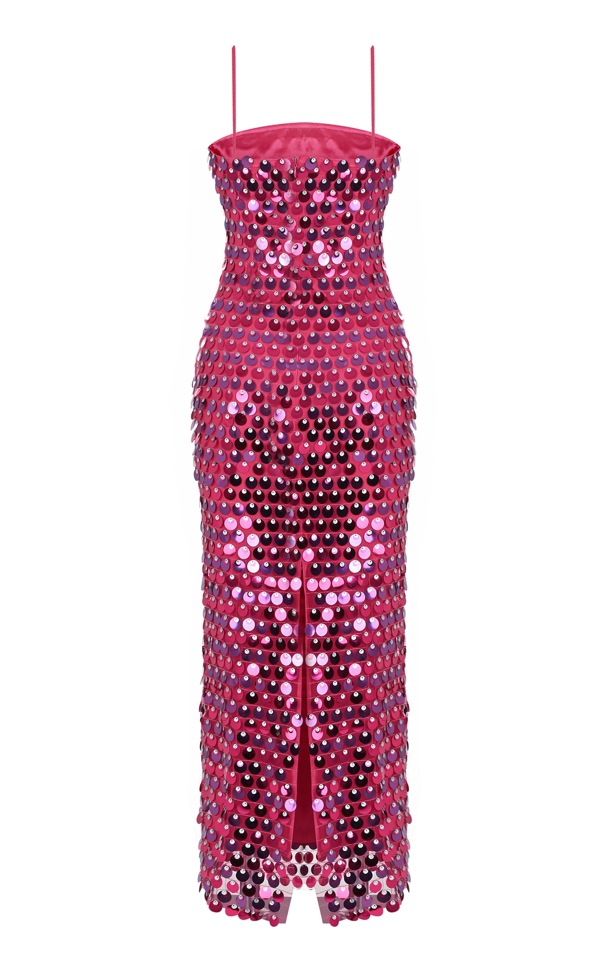 pink prom dress sequin