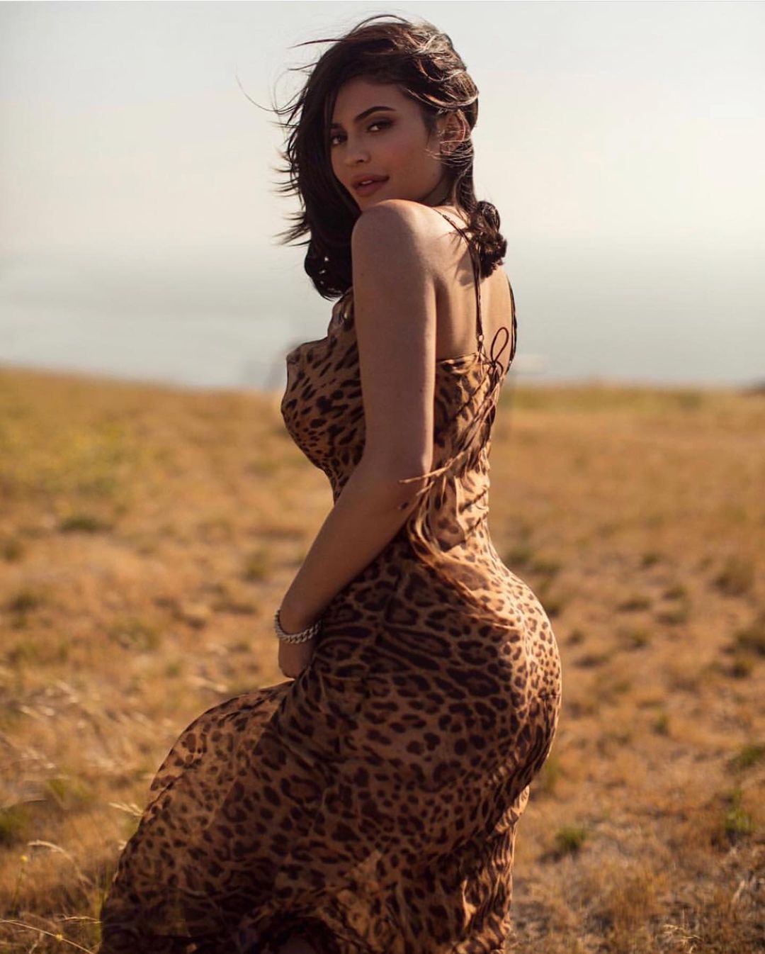 leopard print dress